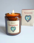 Turquoise Candle